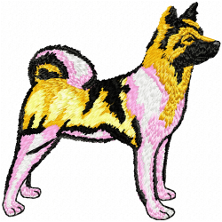 Dogs Embroidery Design 8